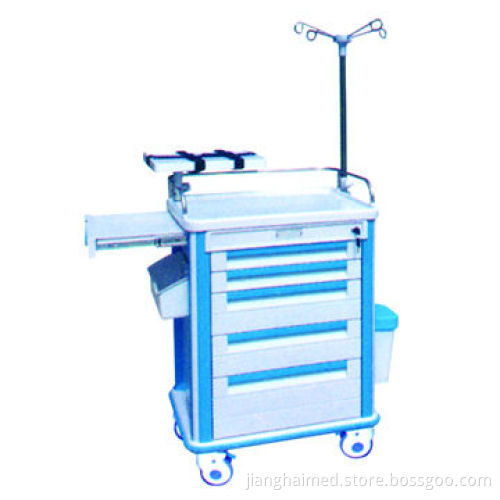 Hospital Emergency Cart, Measures 780 x 610 x 960mm, ISO 9001 and CE Certified